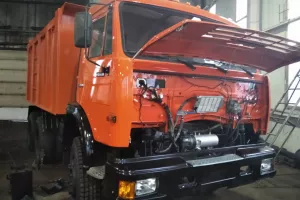  Восстановление кабины КАМАЗ после аварии 
