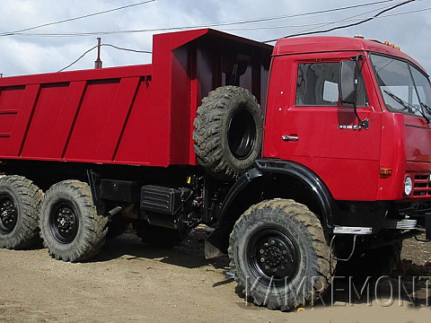 КамАЗ 45141, самосвал карьерный вездеход 6х6