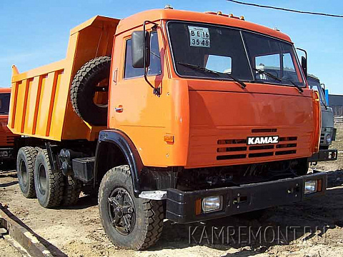 КамАЗ 55111 с двигателем ЯМЗ-238, самосвал карьерный г/п 13 т