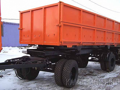 КамАЗ-55102 самосвал с/х г/п 7 т на 2 стороны с прицепом г/п 10 т (автопоезд)