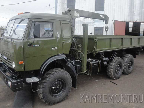 КамАЗ-4510, самосвал с/х вездеход 6х6, на 2 стороны, г/п 10 т с манипулятором Тадано г/п 3 т