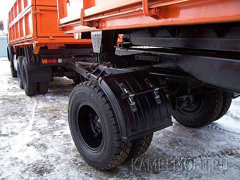 КамАЗ-55102 самосвал с/х г/п 7 т на 2 стороны с прицепом г/п 10 т (автопоезд)